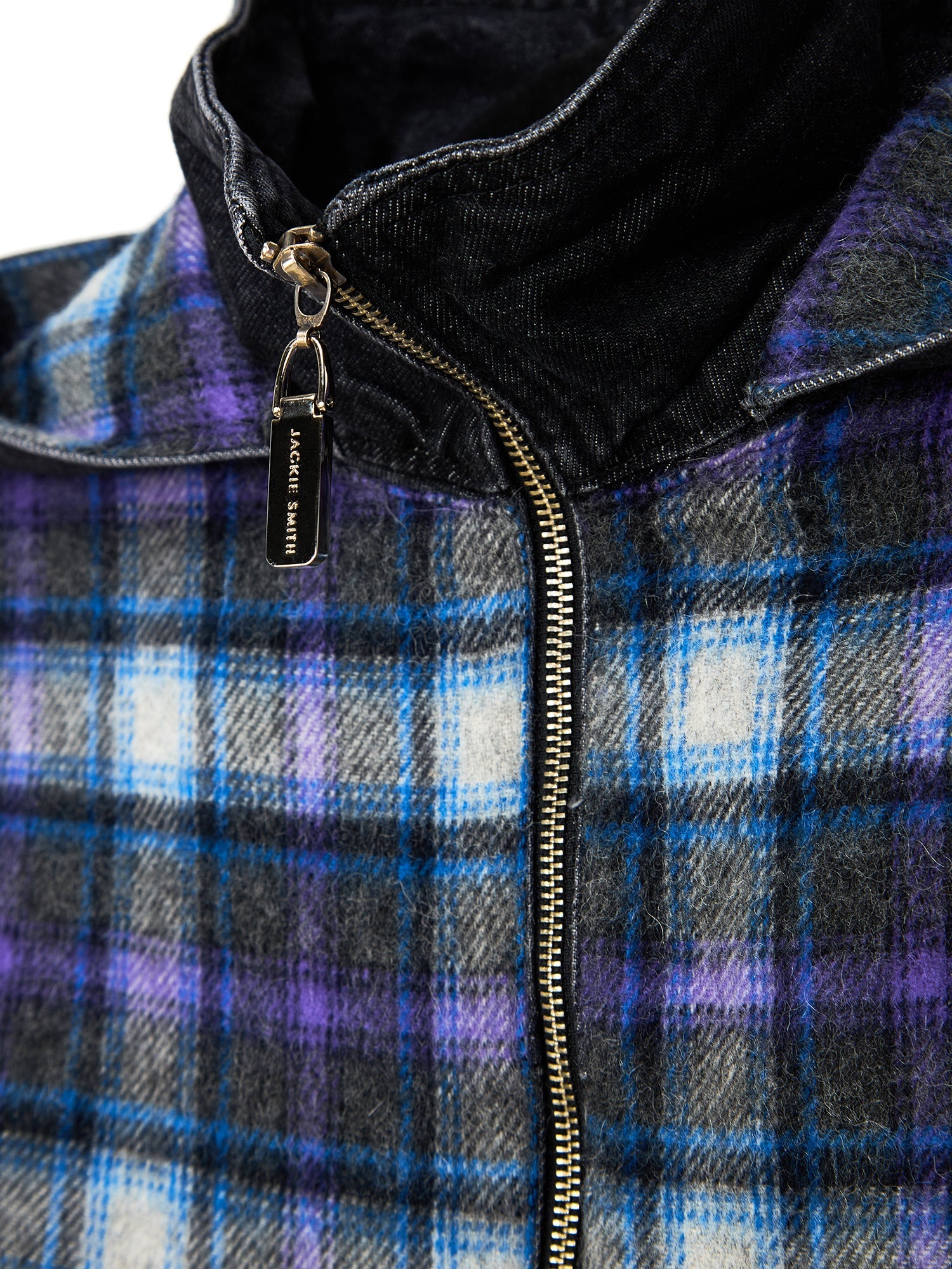 Limited Edition Oversized Metallic Tartan Jacket
